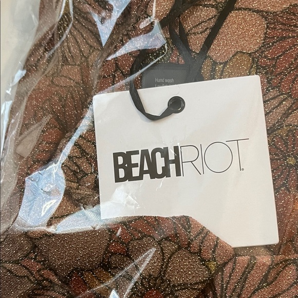 Beach Riot Floral Long Sleeve Dress - orange and Brown - Picture 10 of 10